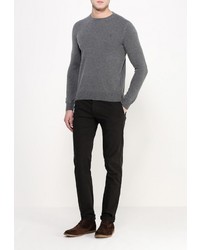 Мужской темно-серый свитер с круглым вырезом от Trussardi Jeans