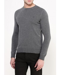 Мужской темно-серый свитер с круглым вырезом от Trussardi Jeans