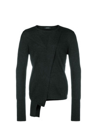 Мужской темно-серый свитер с круглым вырезом от Unconditional