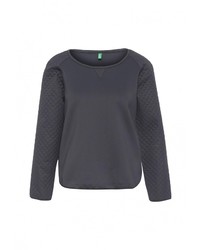 Женский темно-серый свитер с круглым вырезом от United Colors of Benetton