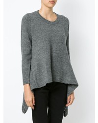 Женский темно-серый свитер с круглым вырезом от Uma Raquel Davidowicz