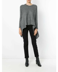 Женский темно-серый свитер с круглым вырезом от Uma Raquel Davidowicz