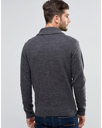 Темно-серый свитер с отложным воротником от French Connection