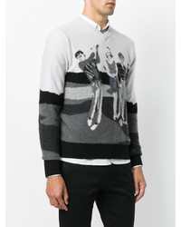 Мужской темно-серый свитер с принтом от Ballantyne