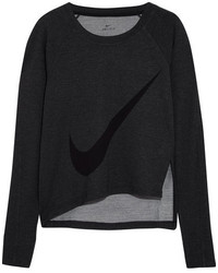 Женский темно-серый свитер с принтом от Nike