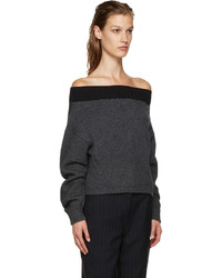 Женский темно-серый свитер от Opening Ceremony