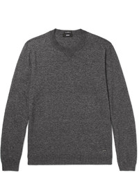 Мужской темно-серый свитер от Hugo Boss