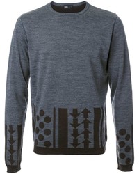 Мужской темно-серый свитер от Kolor