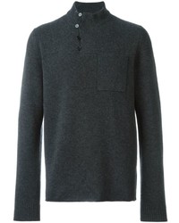 Мужской темно-серый свитер от Maison Margiela