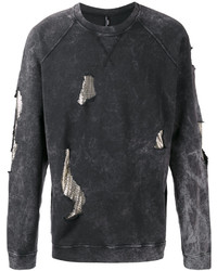 Мужской темно-серый свитер от Versus