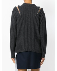 Женский темно-серый свитер от Moschino