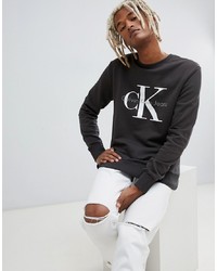 Мужской темно-серый свитшот с принтом от Calvin Klein Jeans