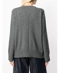 Темно-серый свободный свитер от The Row