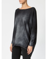 Темно-серый свободный свитер от Avant Toi