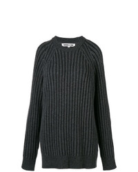 Темно-серый свободный свитер от McQ Alexander McQueen
