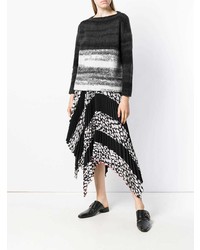 Темно-серый свободный свитер от Dusan