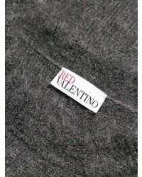 Темно-серый свободный свитер от RED Valentino