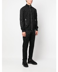 Мужской темно-серый спортивный костюм от Philipp Plein