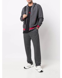 Мужской темно-серый спортивный костюм от Kiton