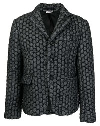 Мужской темно-серый стеганый пиджак от Comme Des Garcons Homme Plus