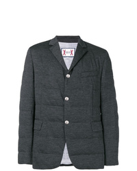 Мужской темно-серый стеганый пиджак от Moncler