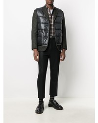 Мужской темно-серый стеганый пиджак от Junya Watanabe MAN