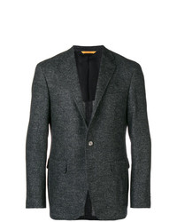Мужской темно-серый твидовый пиджак от Canali