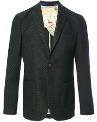 Мужской темно-серый твидовый пиджак от Etro