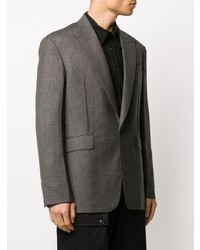 Мужской темно-серый твидовый пиджак от Givenchy