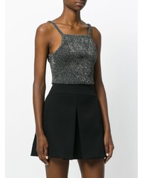 Темно-серый укороченный топ от Marios