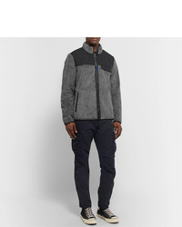 Мужской темно-серый флисовый бомбер от Outerknown