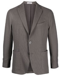 Мужской темно-серый хлопковый пиджак от Boglioli