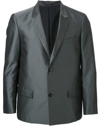 Мужской темно-серый хлопковый пиджак от Jil Sander