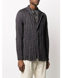 Мужской темно-серый хлопковый пиджак от Issey Miyake Men