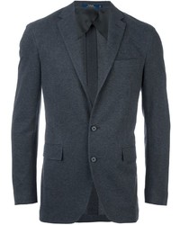 Мужской темно-серый хлопковый пиджак от Polo Ralph Lauren