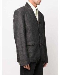 Мужской темно-серый хлопковый пиджак от Lemaire