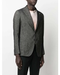 Мужской темно-серый хлопковый пиджак от Tagliatore