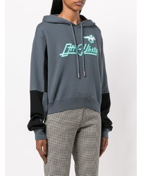 Женский темно-серый худи с принтом от Off-White