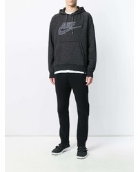 Мужской темно-серый худи с принтом от Nike