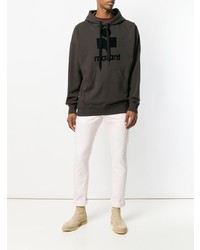 Мужской темно-серый худи с принтом от Isabel Marant