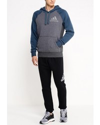 Мужской темно-серый худи от adidas Performance