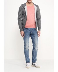 Мужской темно-серый худи от Bellfield