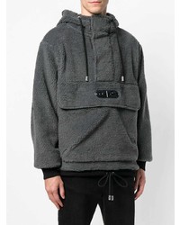 Мужской темно-серый худи от Gcds