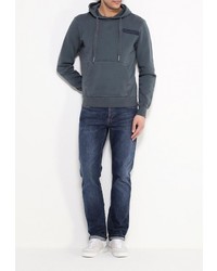 Мужской темно-серый худи от Guru