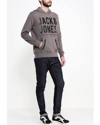 Мужской темно-серый худи от Jack &amp; Jones