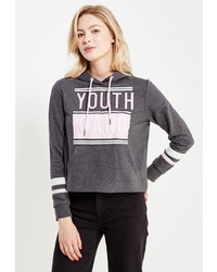 Женский темно-серый худи от Jennyfer