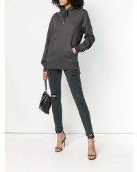 Женский темно-серый худи от Helmut Lang
