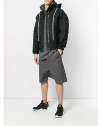 Мужской темно-серый худи от Rick Owens