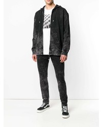 Мужской темно-серый худи от Diesel Black Gold