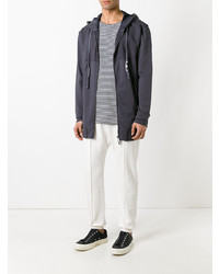 Мужской темно-серый худи от Damir Doma